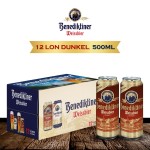 Bia Benediktiner Dunkel -thùng 12 lon 500ml