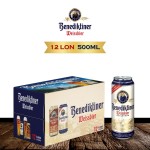 Bia Benediktiner Naturtrub -thùng 12 lon 500ml