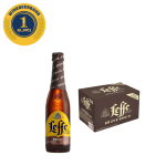 Bia Leffe Brune 6,6% Bỉ – thùng 24 chai 330ml